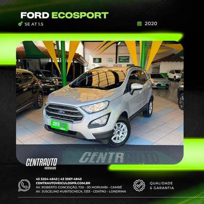 FORD ECOSPORT 1.5 TI-VCT FLEX 100 ANOS AUTOMÁTICO FORD ECOSPORT 1.5 TI-VCT FLEX 100 ANOS AUTOMÁTICO